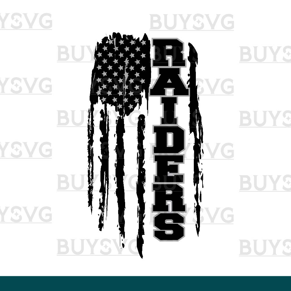 Raiders SVG PNG Digital file Download Flag 1