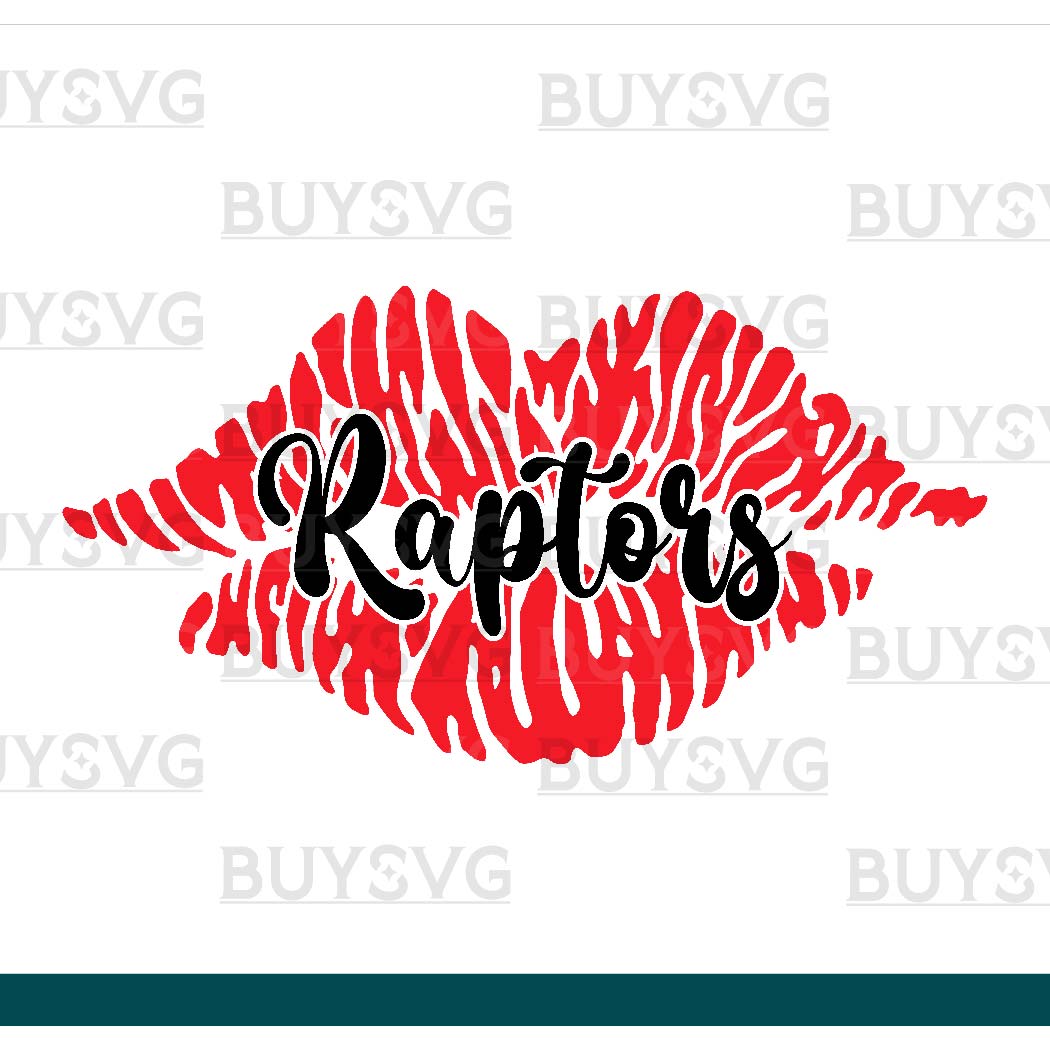 Raptors SVG PNG Digital file Download LIPS 1