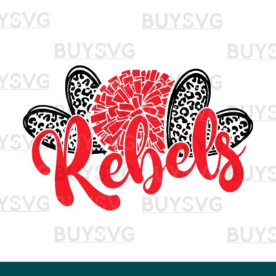 Rebels SVG PNG Digital file Download HEART POMPOM HEART