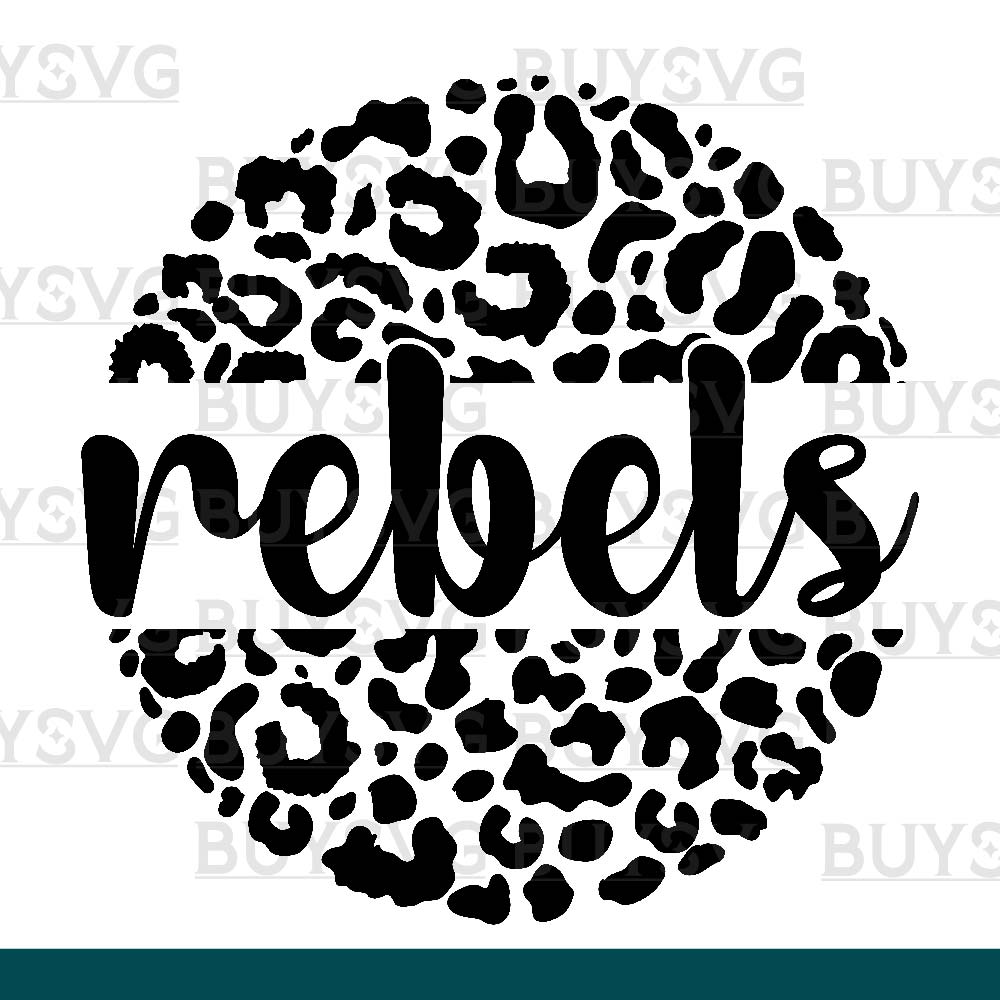 Rebels SVG PNG Digital file Download LEOPARD CIRCLE