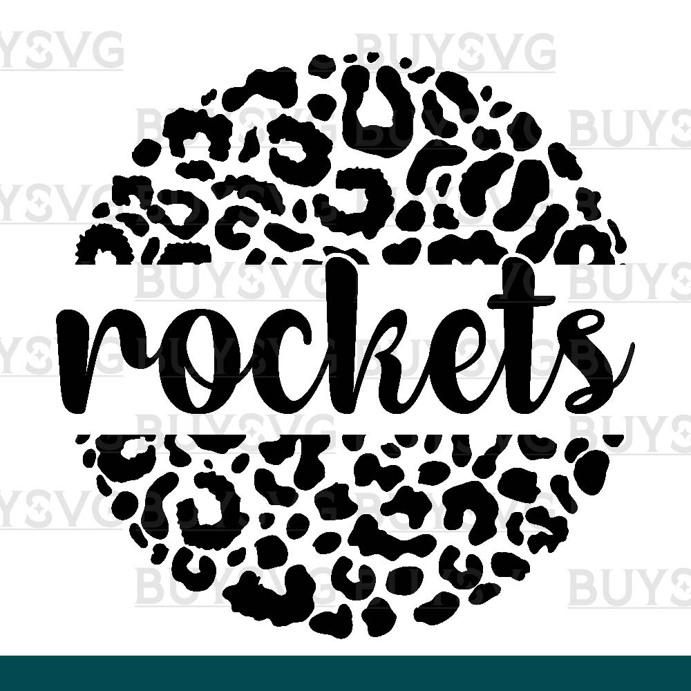 Rockets SVG PNG Digital file Download LEOPARD CIRCLE