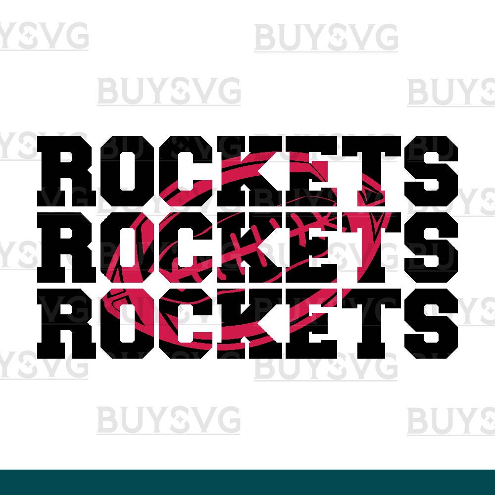 Rockets SVG PNG Digital file Download Stack 3 Football 1