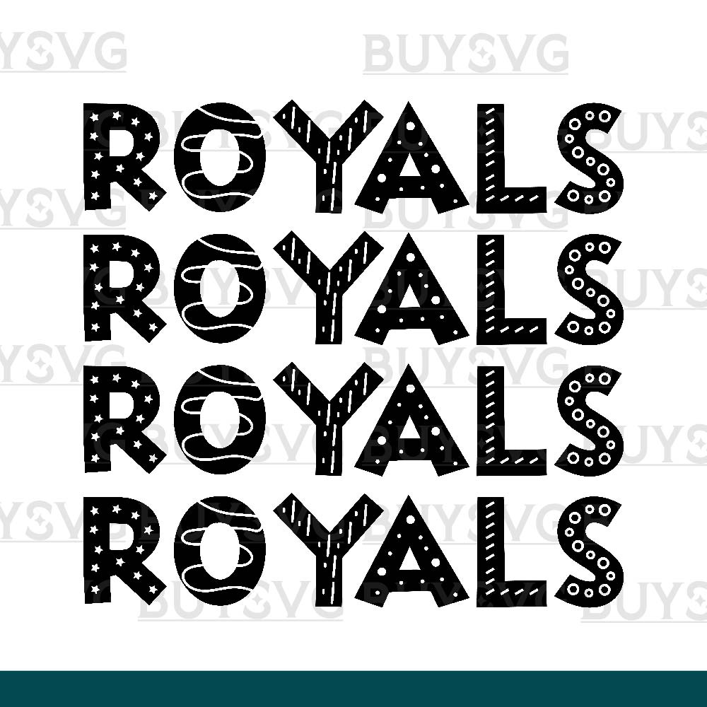 Royals SVG PNG Digital file Download 4 DOODLE STACK