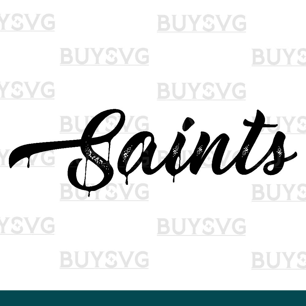 Saints SVG PNG Digital file Download METAL