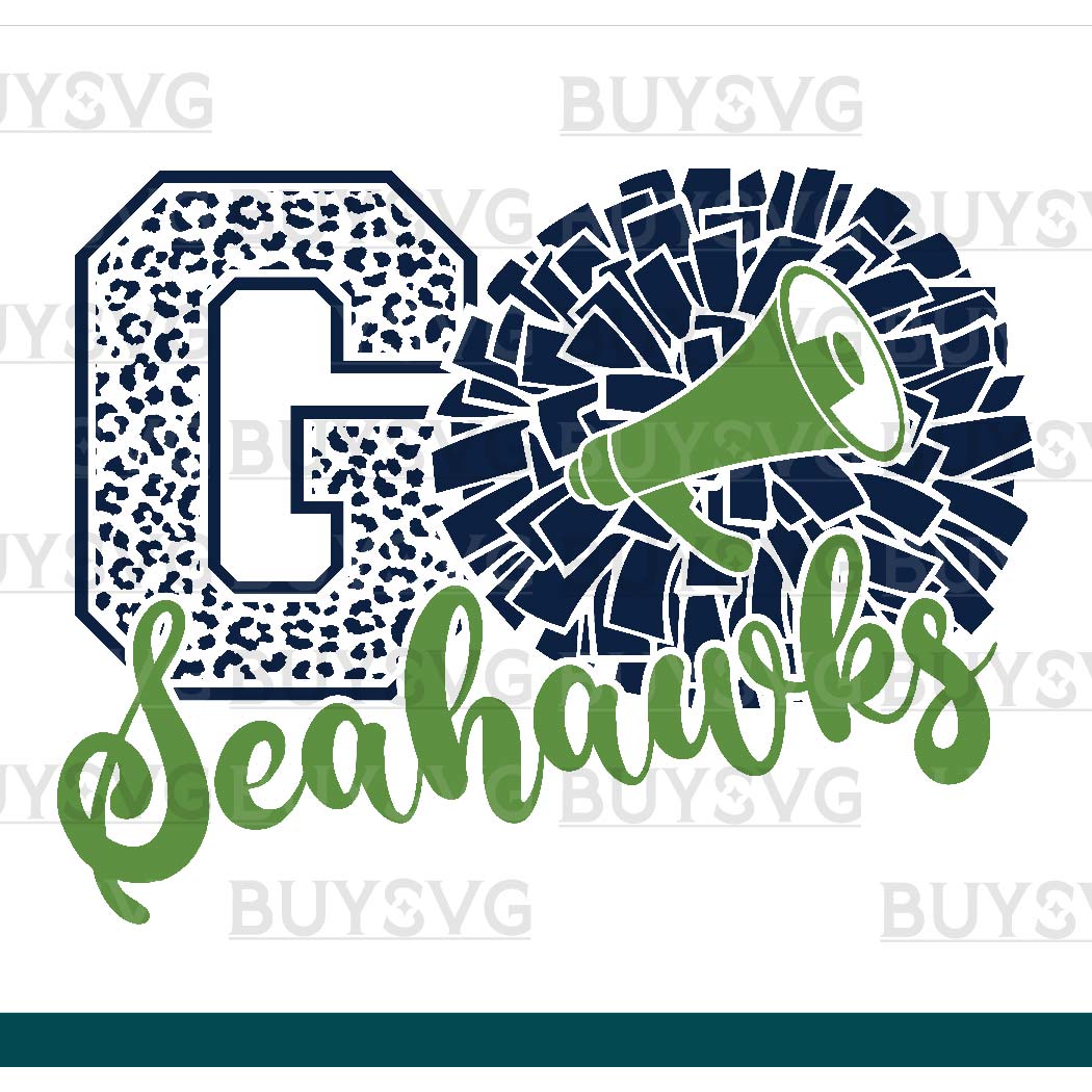 Seahawks SVG PNG Digital file Download POMPOM GO