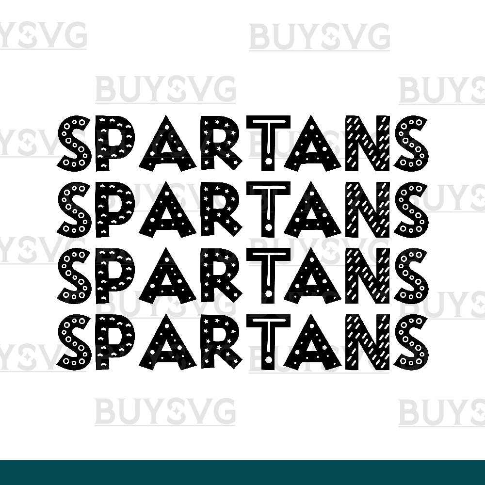 Spartans SVG PNG Digital file Download 4 DOODLE STACK