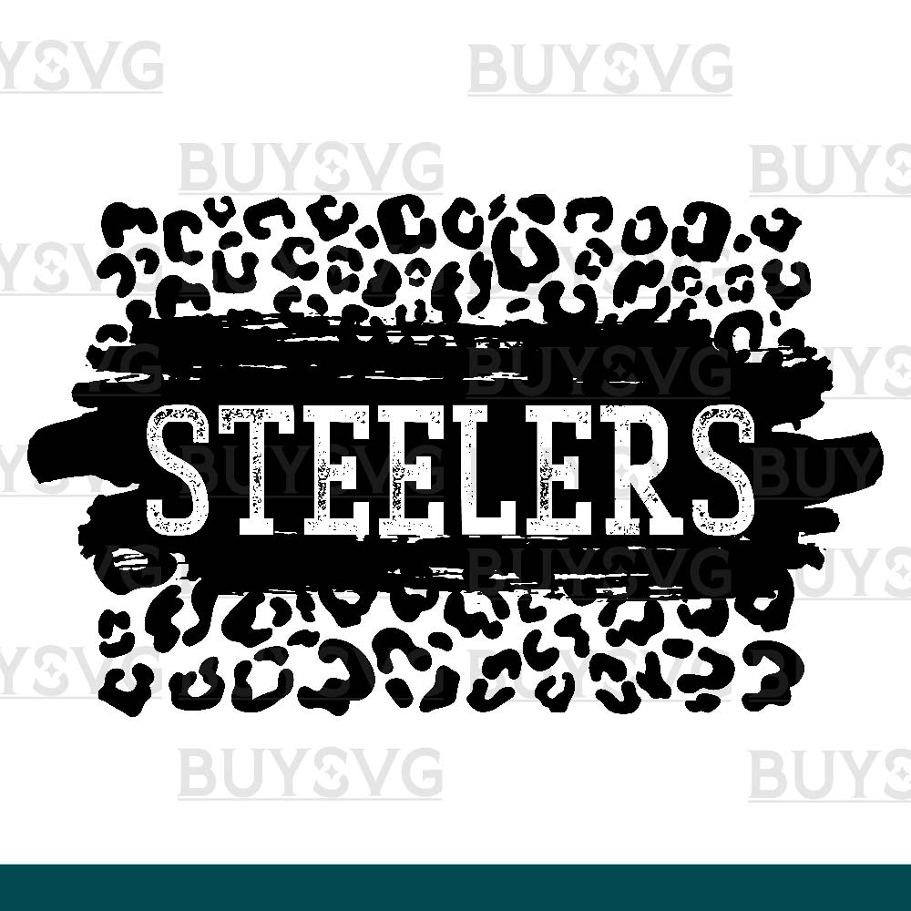 Steelers SVG PNG Digital file Download LEOPARD PATCH