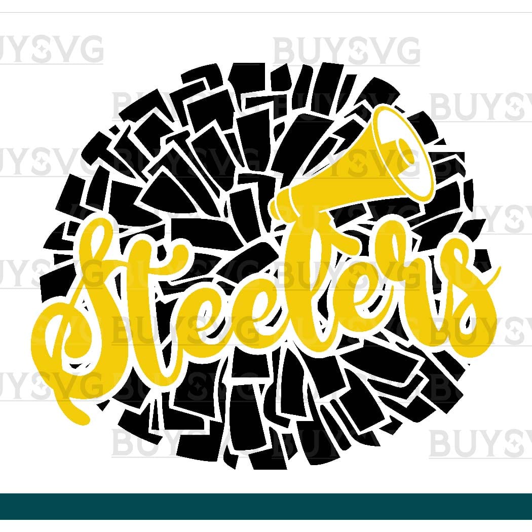 Steelers SVG PNG Digital file Download POMPOM