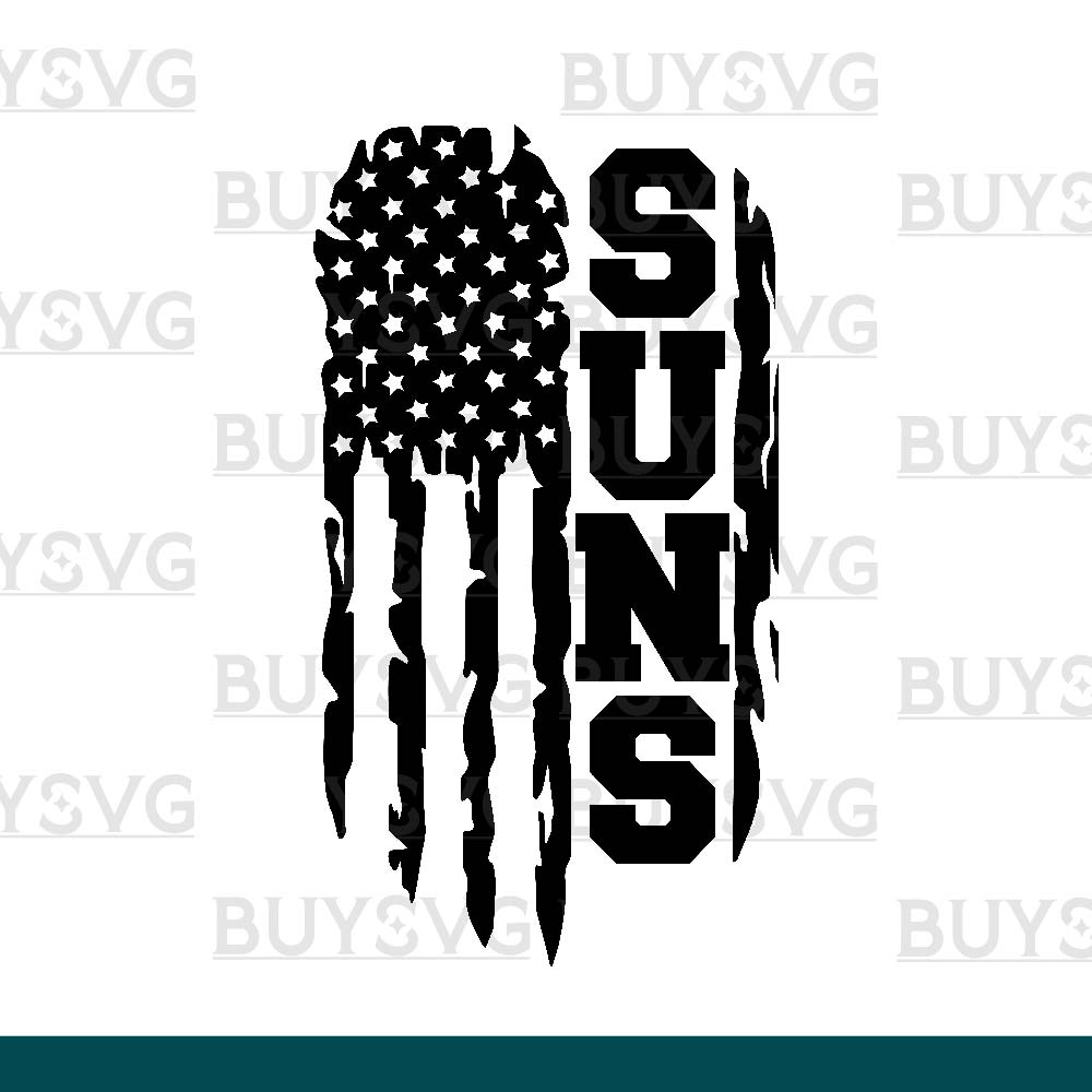 Suns SVG PNG Digital file Download FLAG 2