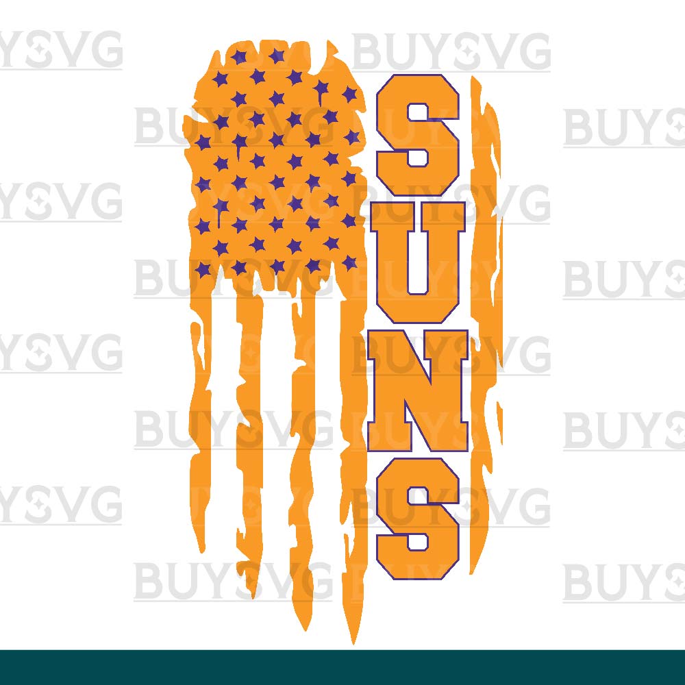 Suns SVG PNG Digital file Download FLAG 4