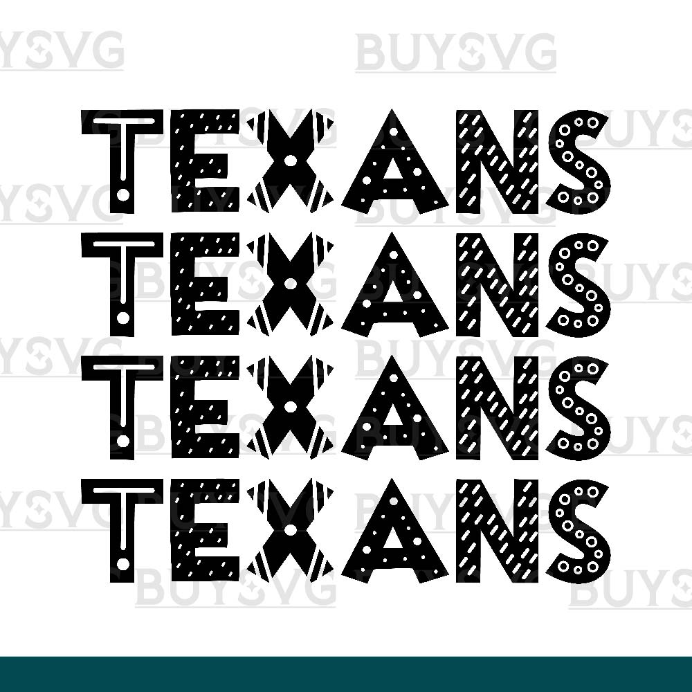 Texans SVG PNG Digital file Download 4 DOODLE STACK