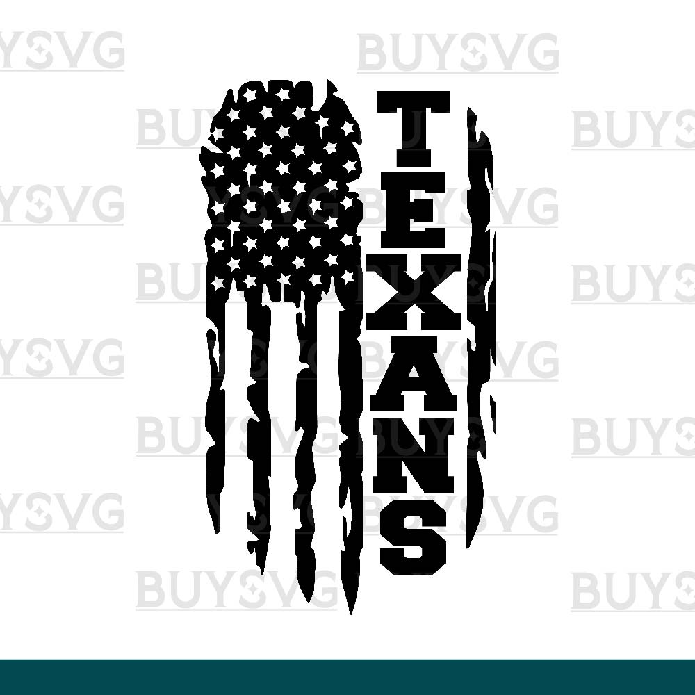 Texans SVG PNG Digital file Download FLAG 2