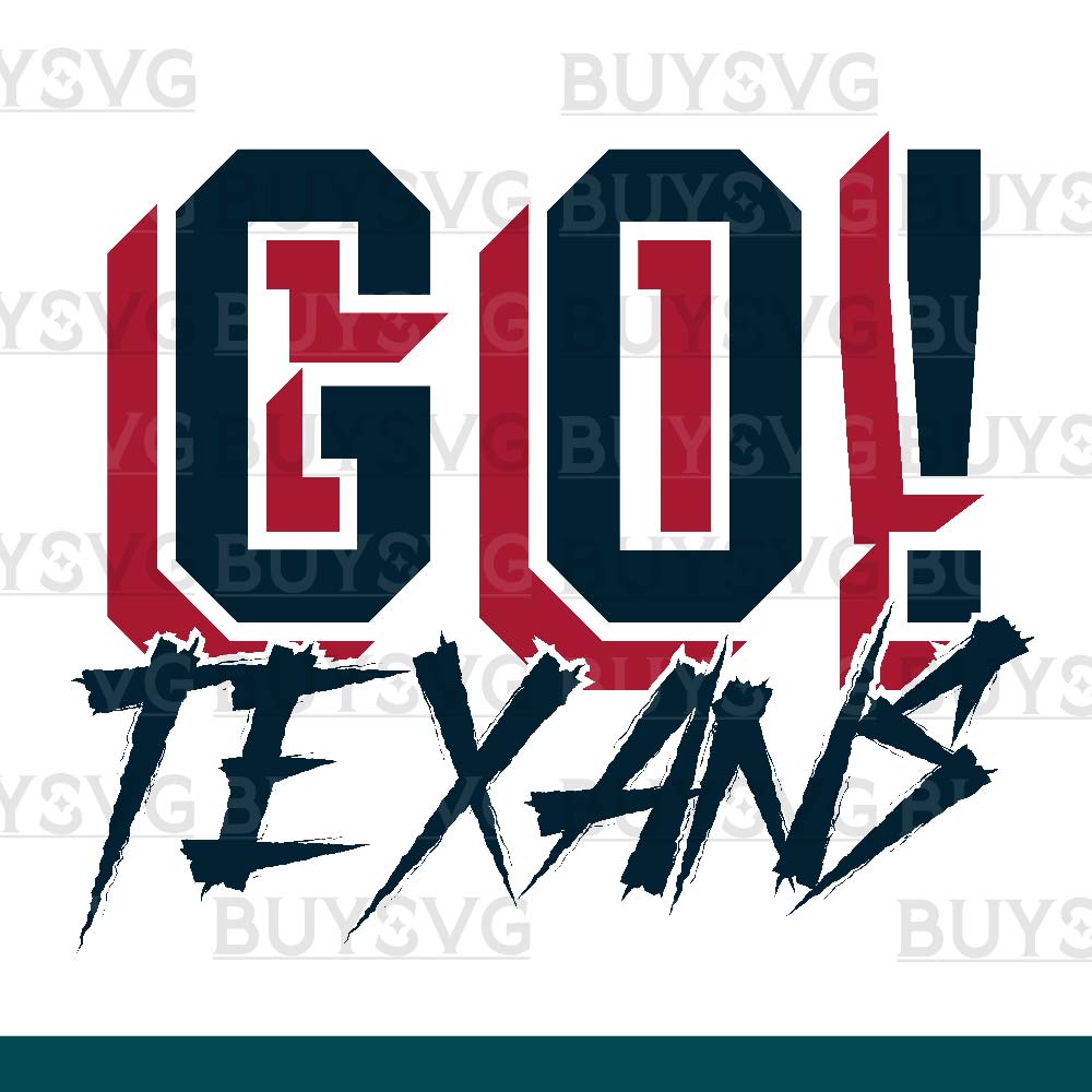 Texans SVG PNG Digital file Download GO Cheering 2