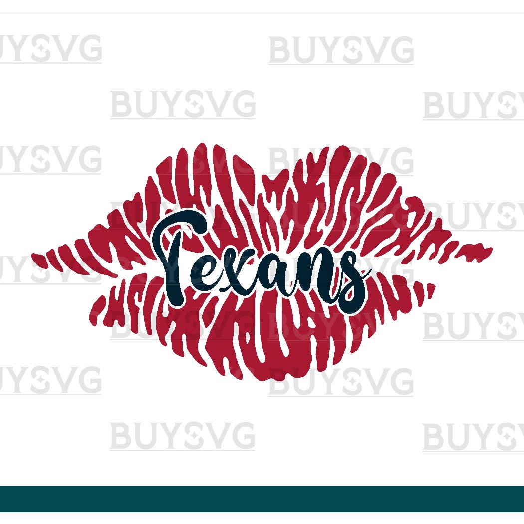 Texans SVG PNG Digital file Download LIPS 1