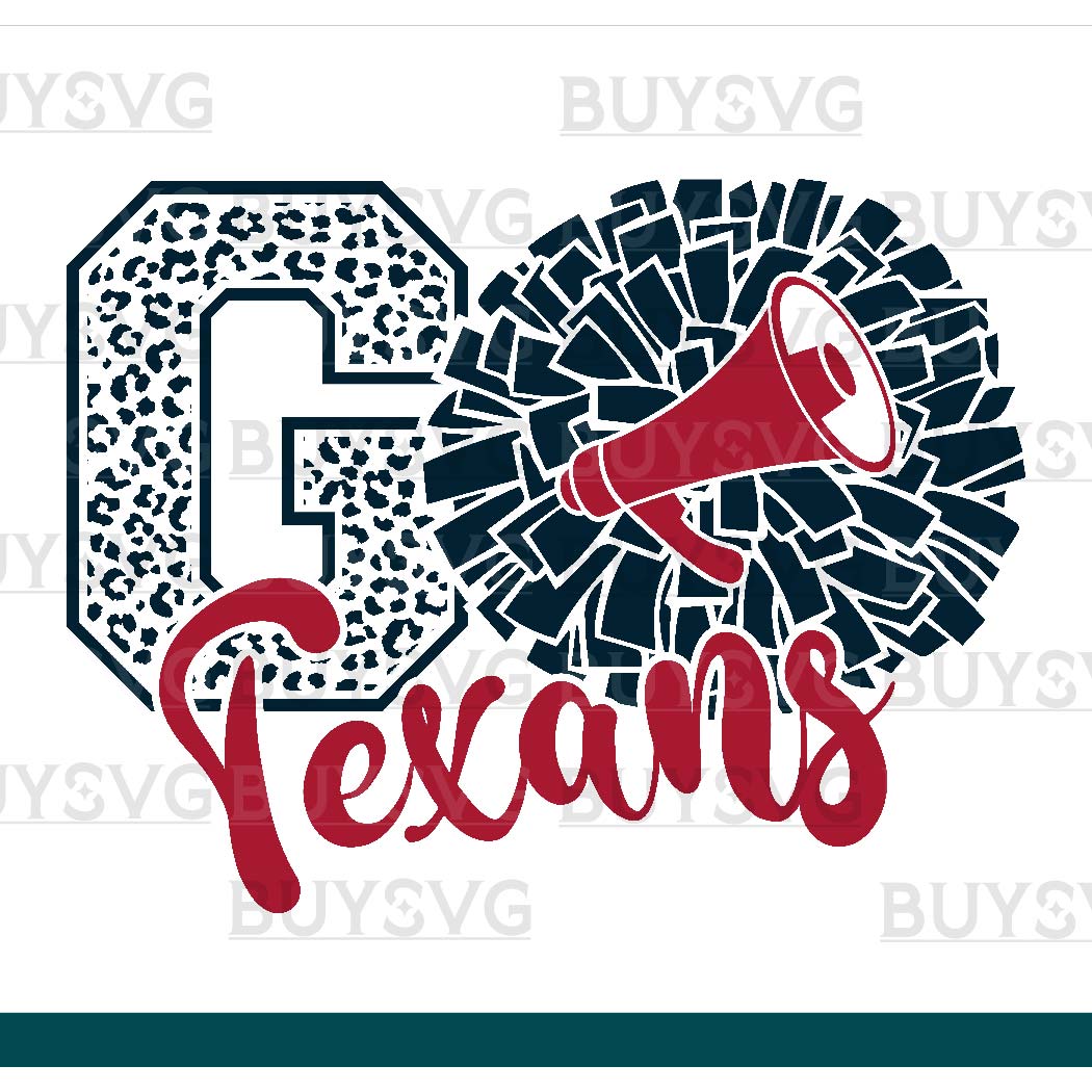 Texans SVG PNG Digital file Download POMPOM GO