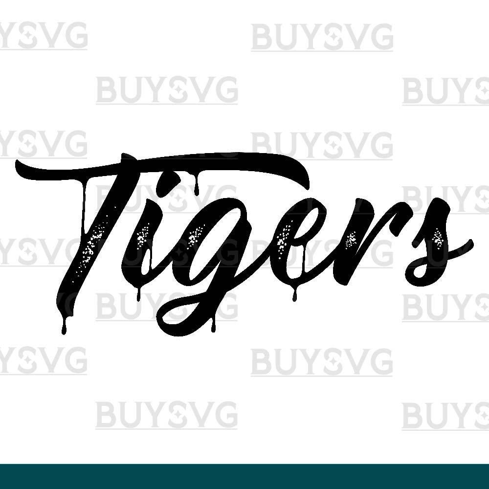 Tigers SVG PNG Digital file Download METAL