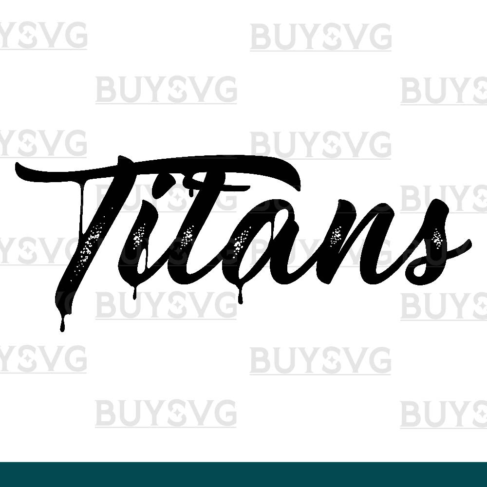 Titans SVG PNG Digital file Download METAL