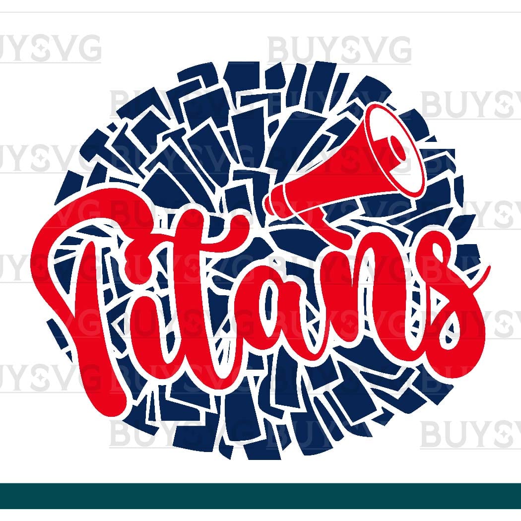 Titans SVG PNG Digital file Download POMPOM