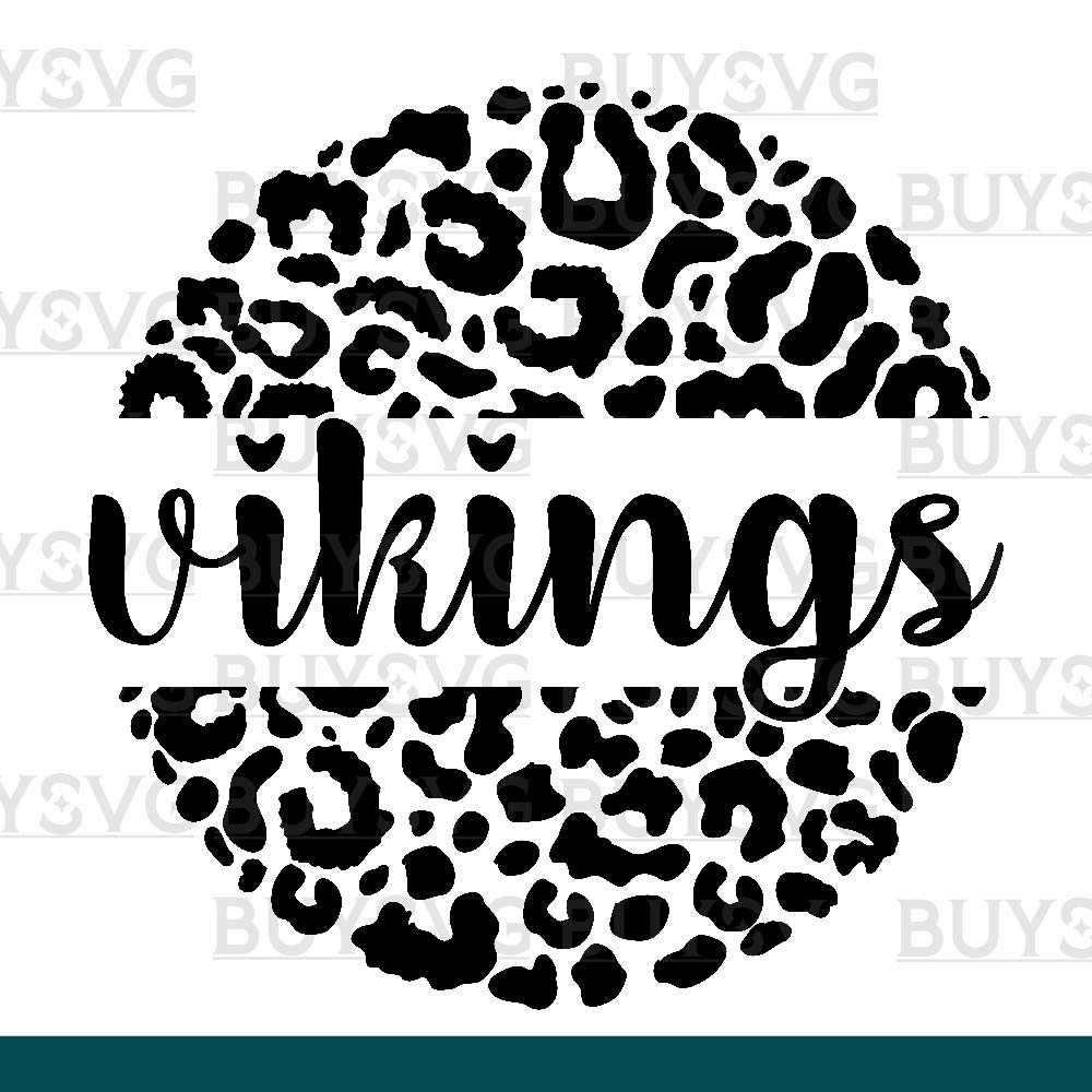 Vikings SVG PNG Digital file Download LEOPARD CIRCLE