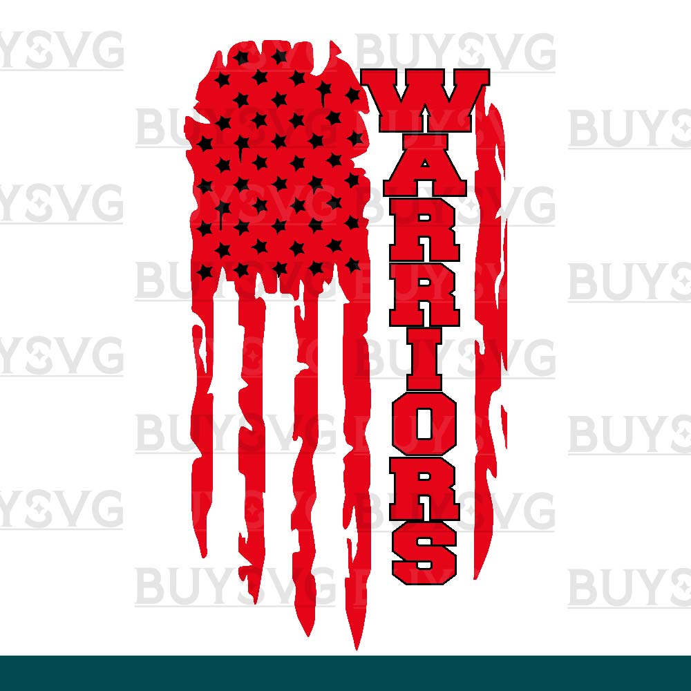 Warriors SVG PNG Digital file Download FLAG 4