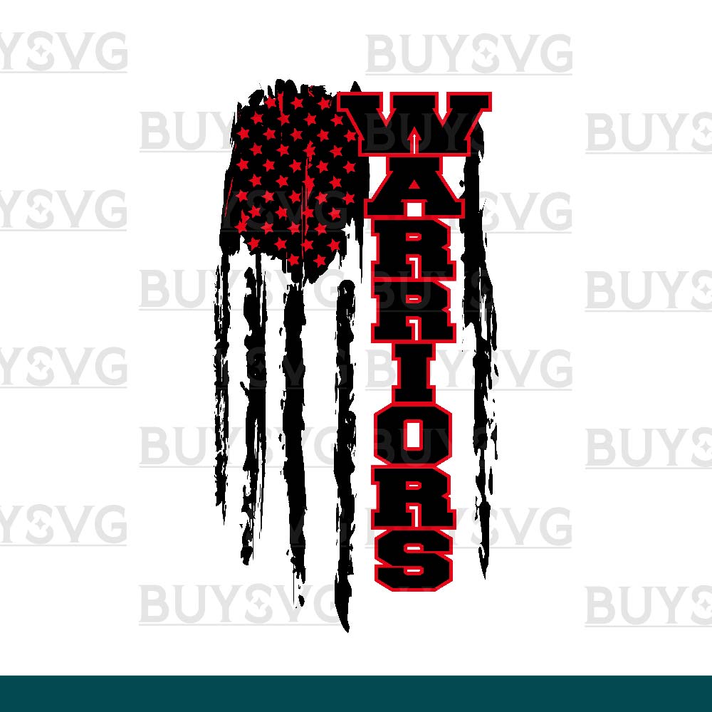 Warriors SVG PNG Digital file Download Flag 1