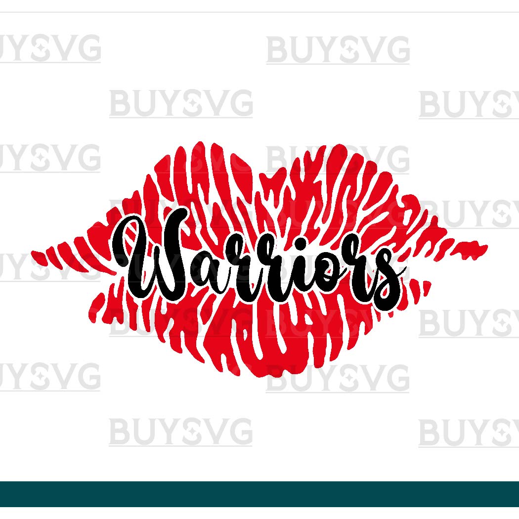 Warriors SVG PNG Digital file Download LIPS 1