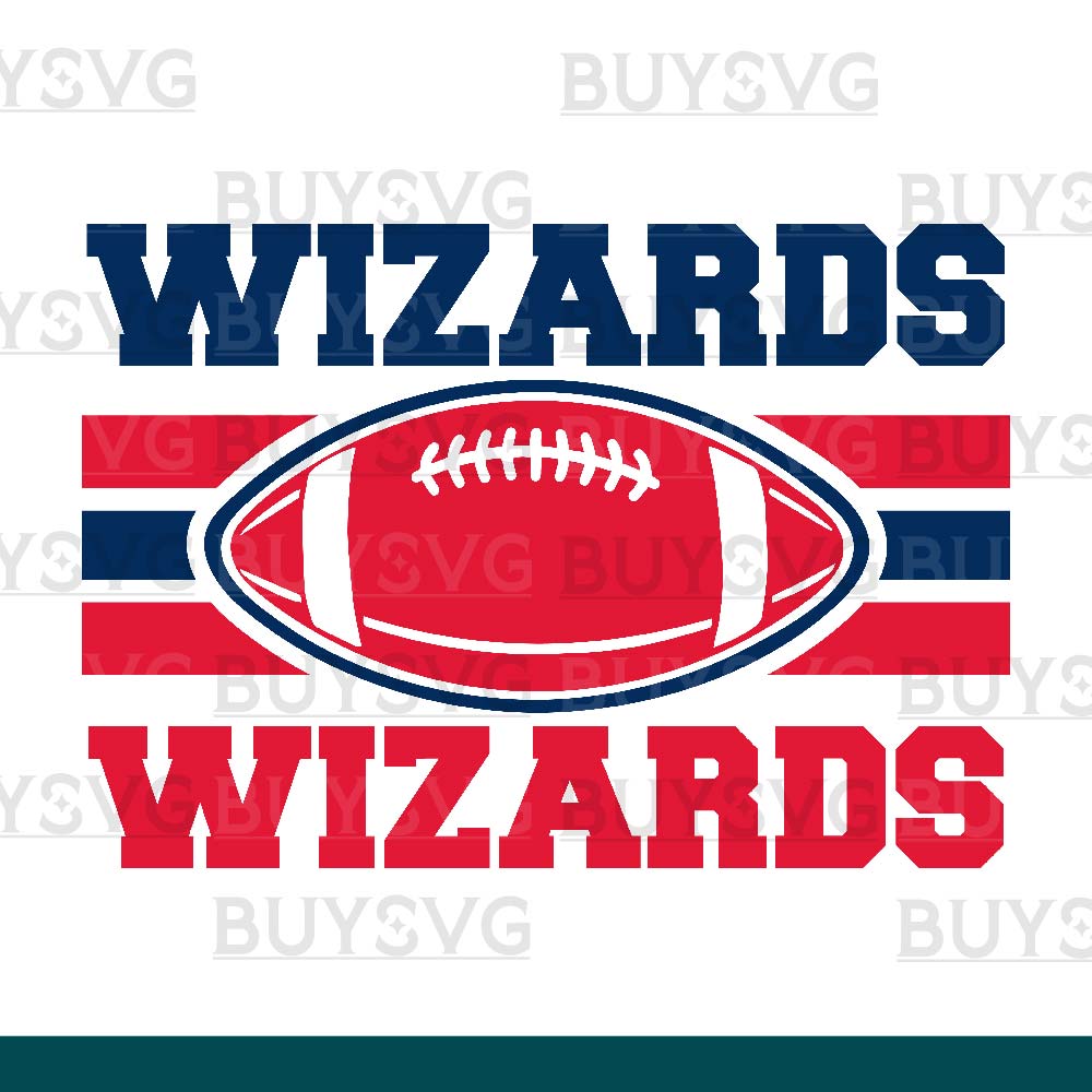 Wizards SVG PNG Digital file Download 2 STACK FOOTBALL