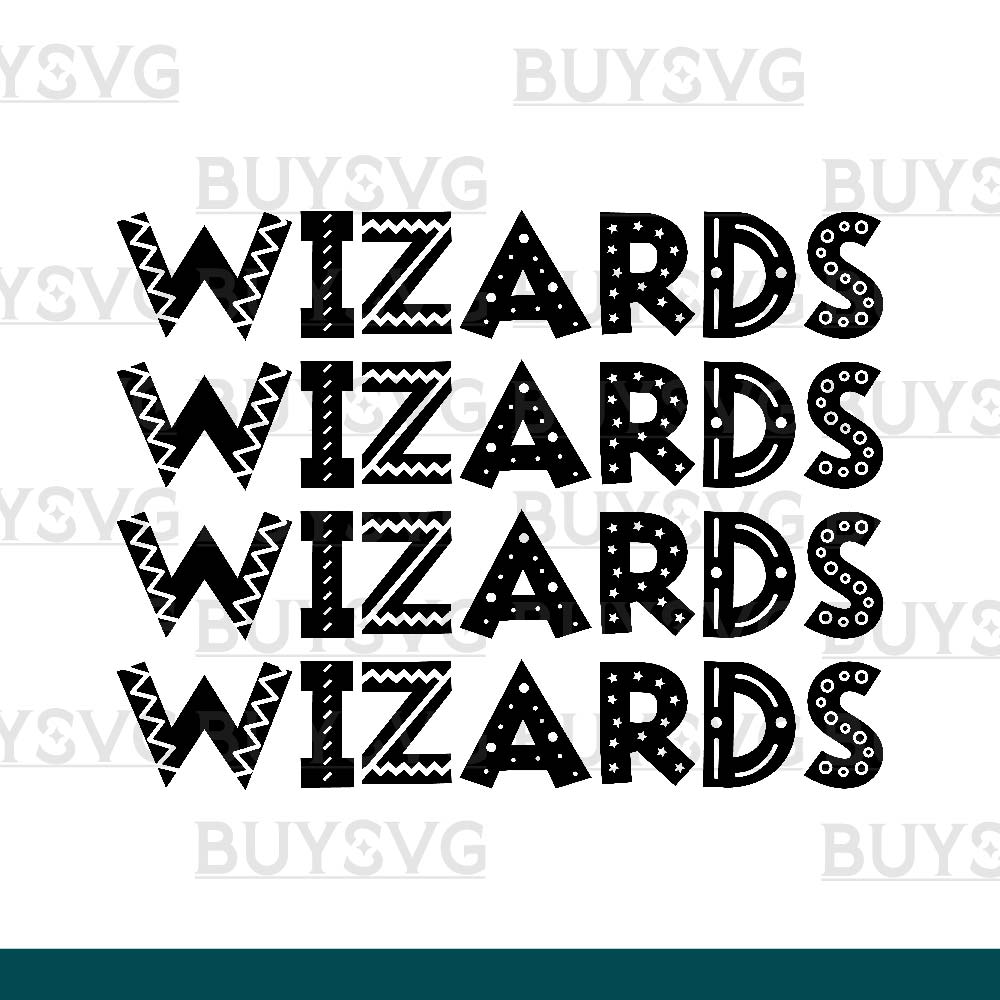 Wizards SVG PNG Digital file Download 4 DOODLE STACK