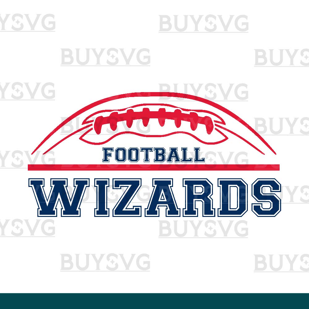 Wizards SVG PNG Digital file Download FOOTBALL TOP