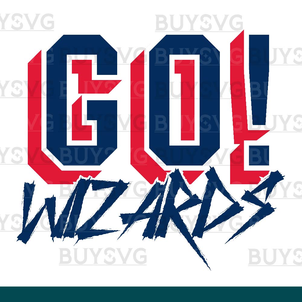 Wizards SVG PNG Digital file Download GO Cheering 2