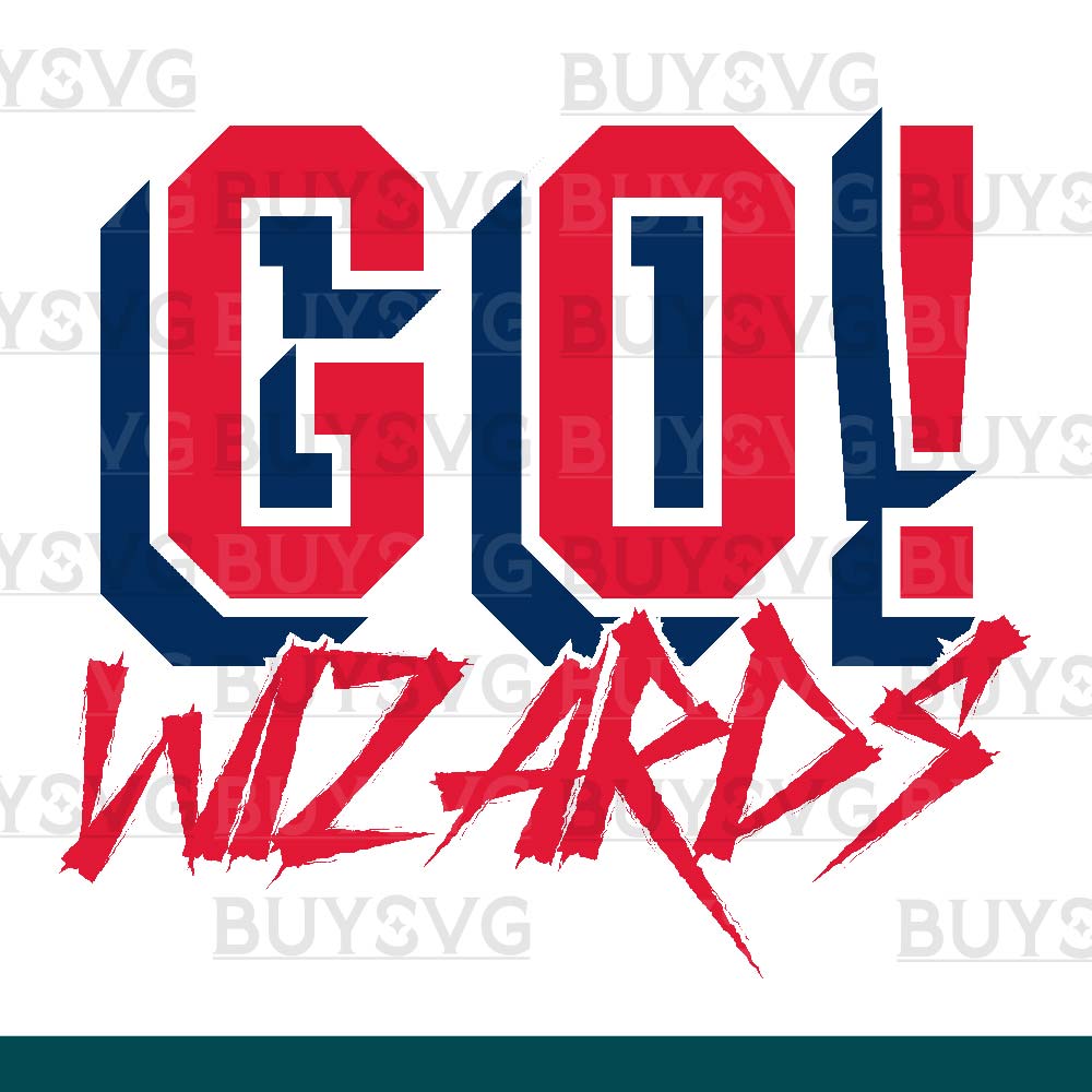 Wizards SVG PNG Digital file Download GO Cheering