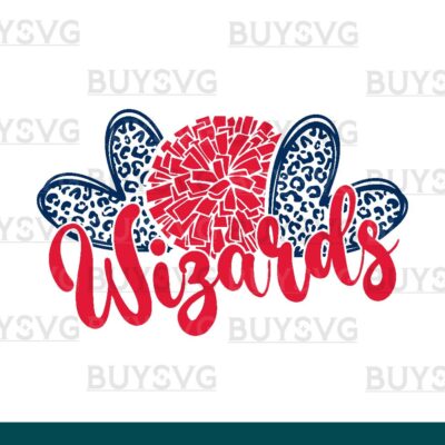 Wizards SVG PNG Digital file Download HEART POMPOM HEART