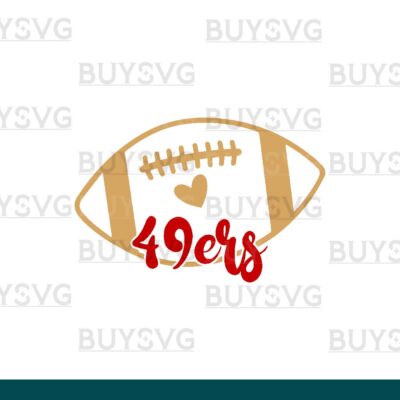 49ers SVG PNG Digital file Download HD FOOTBALL