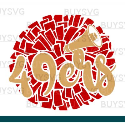 49ers SVG PNG Digital file Download POMPOM