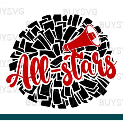 All stars SVG PNG Digital file Download POMPOM