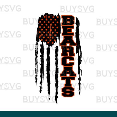Bearcats SVG PNG Digital file Download Flag 1