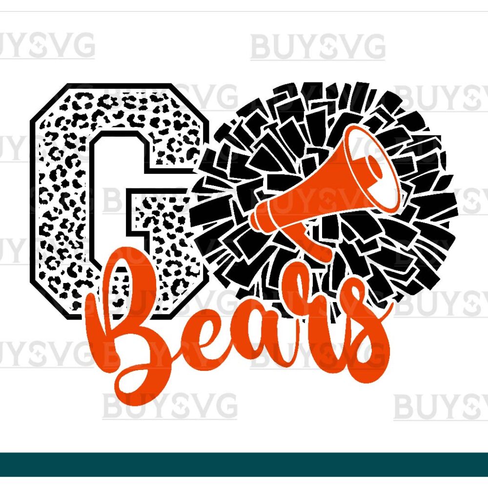 Bears SVG PNG Digital file Download POMPOM GO