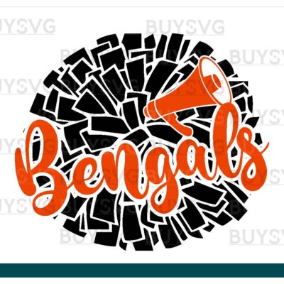 Bengals SVG PNG Digital file Download POMPOM