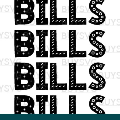 Bills SVG PNG Digital file Download 4 DOODLE STACK