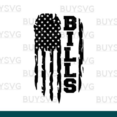 Bills SVG PNG Digital file Download FLAG 2