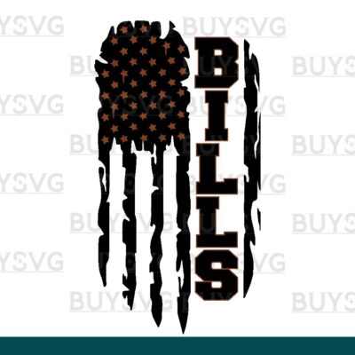 Bills SVG PNG Digital file Download FLAG 4