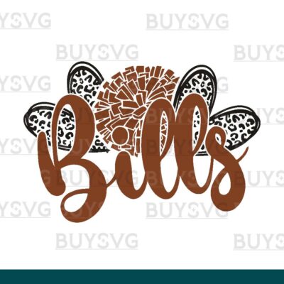 Bills SVG PNG Digital file Download HEART POMPOM HEART