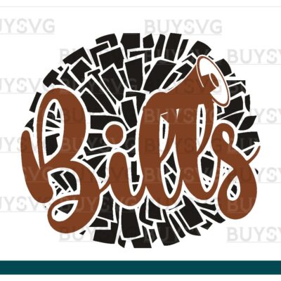 Bills SVG PNG Digital file Download POMPOM