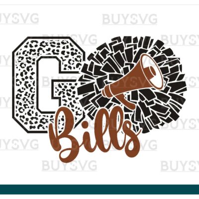 Bills SVG PNG Digital file Download POMPOM GO
