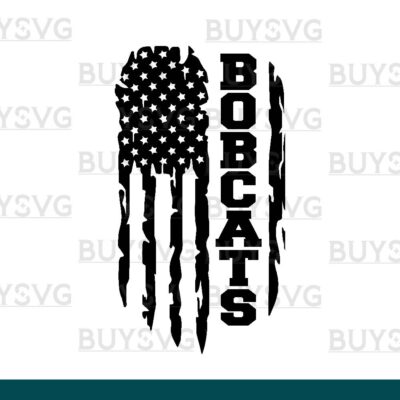 Bobcats SVG PNG Digital file Download FLAG 2
