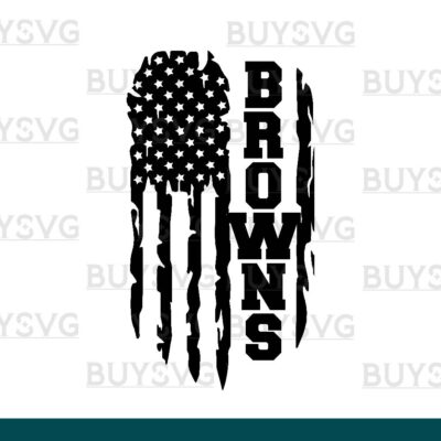 Browns SVG PNG Digital file Download FLAG 2