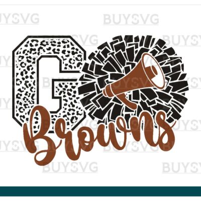 Browns SVG PNG Digital file Download POMPOM GO