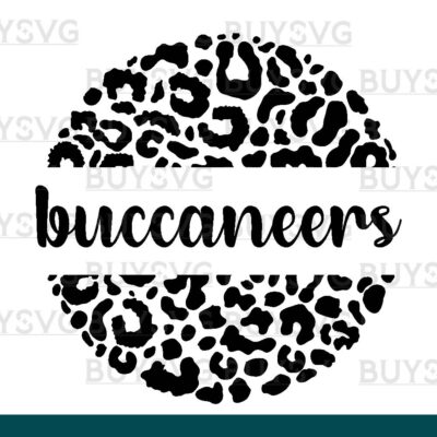 Buccaneers SVG PNG Digital file Download LEOPARD CIRCLE