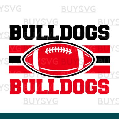 Bulldogs SVG PNG Digital file Download 2 STACK FOOTBALL