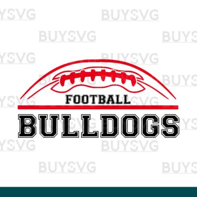 Bulldogs SVG PNG Digital file Download FOOTBALL TOP